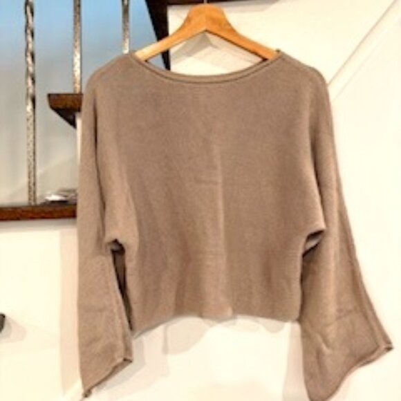 Clearout- Babaton Cotton oversized 3/4 Sleeve Knit sz S - Picture 2 of 10